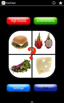 Food Quiz android App screenshot 0